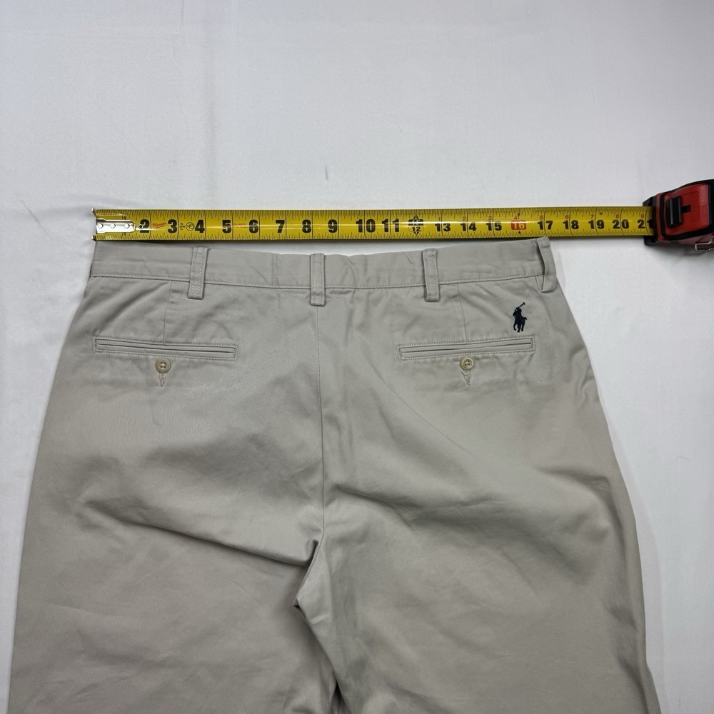 Polo by Ralph Lauren Preston Pants Khaki Chino Men's Sz 34x32 But Fits 34x31 in - Picture 15 of 16